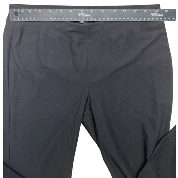 Eileen Fisher Pants Women XS Black Stretch Crepe Slim Ankle Capsule Wardrobe - Picture 8 of 11